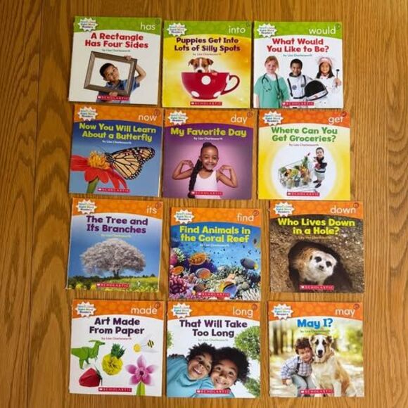 12 Scholastic Nonfiction Sight Word Reader Books - Picture 1 of 7